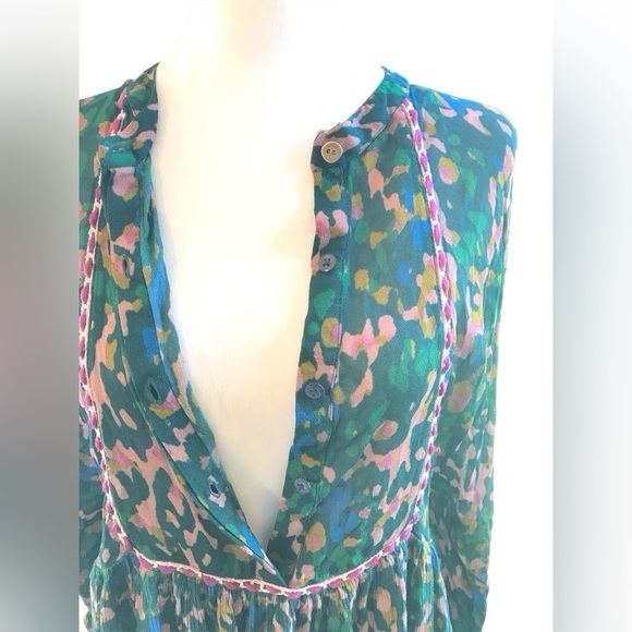 Bl-nk Coterie Embroidered Long SleeveTunic Dress M - Picture 9 of 16